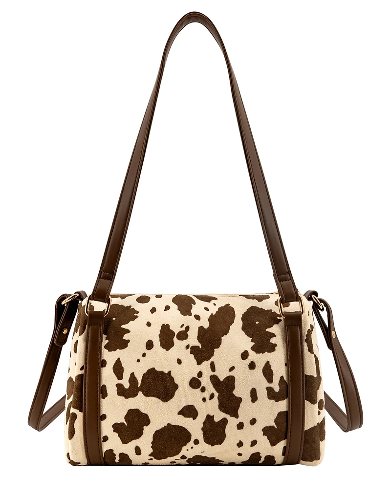 Like Dreams Soe Cow Print Small Crossbody Handbag