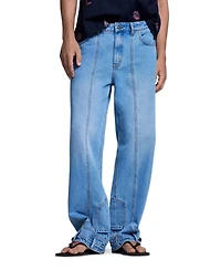 Desigual Men's Wide-Leg Straight-Leg Denim Jeans
