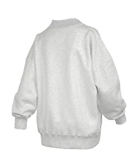 Pressbox Women's Gonzaga Bulldogs Reversible Mock Neck Sweatshirt