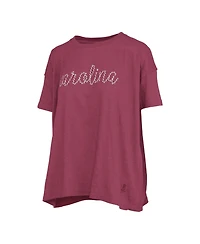 Pressbox Women's South Carolina Gamecocks Oversized Script-Wordmark T-Shirt