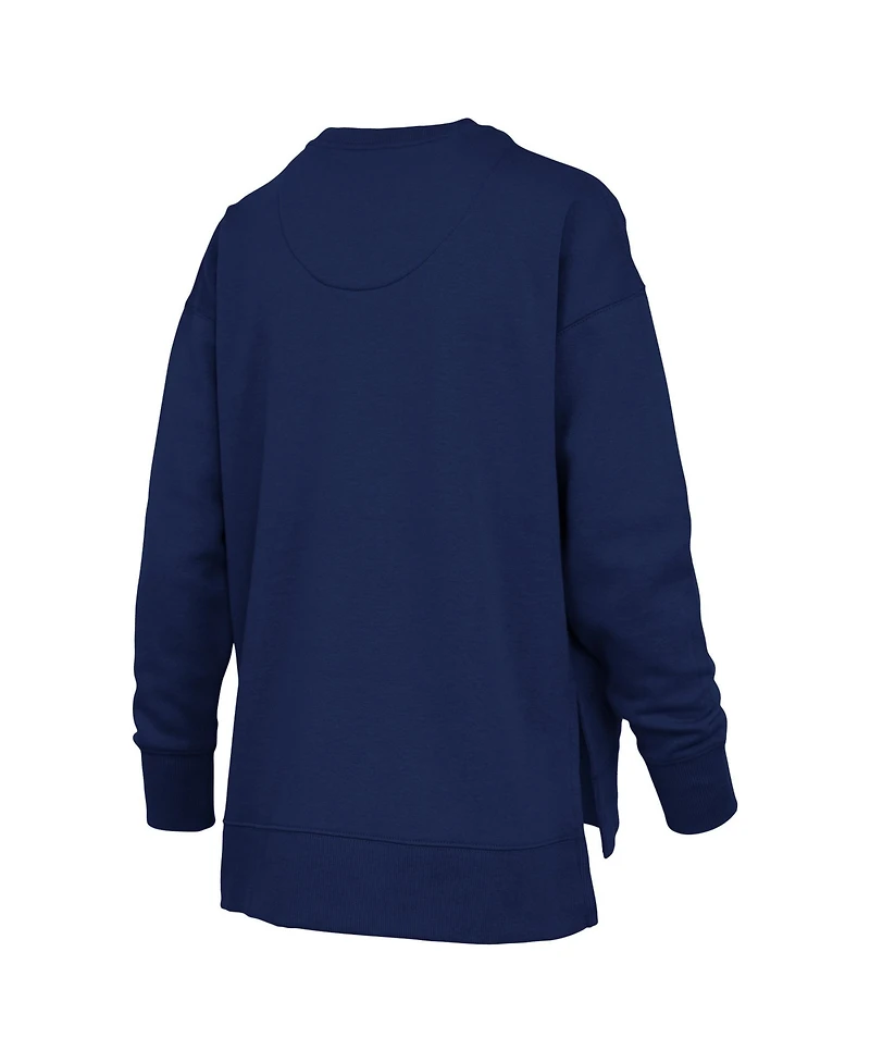 Pressbox Women's Ole Miss Rebels Bonanza Harper Script Oversized Crewneck Sweatshirt