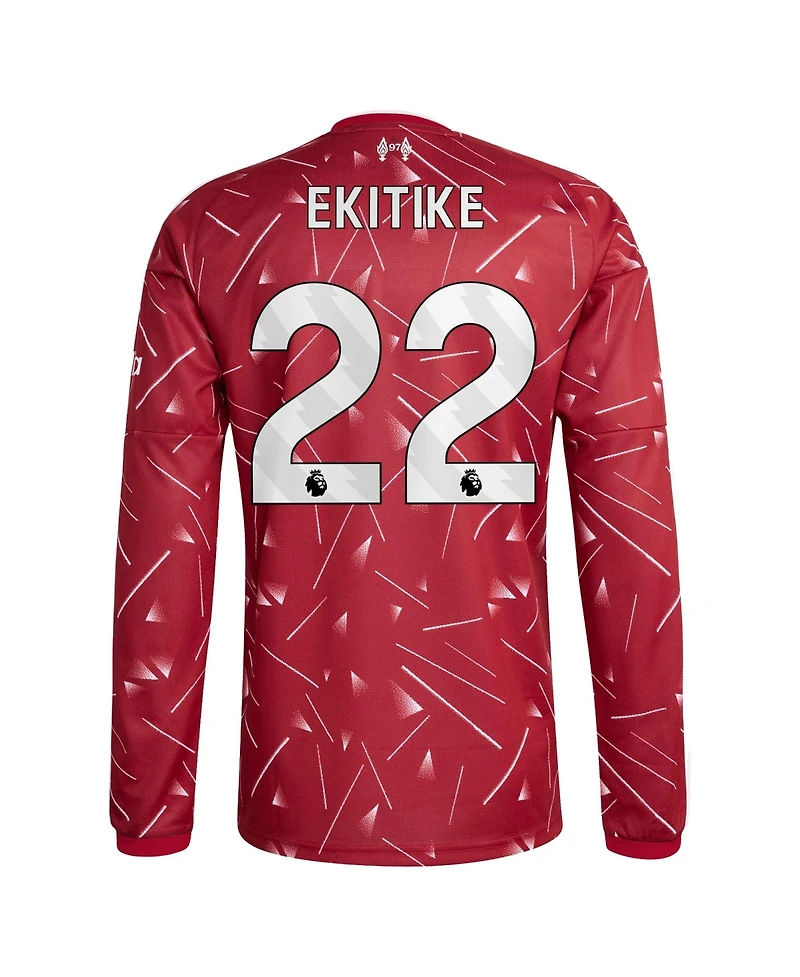 Adidas Men's Hugo Ekitike Liverpool Fc 2026/27 Home Replica Long Sleeve Jersey