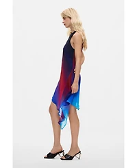 Desigual Women's Asymmetric tulle dress