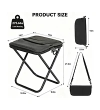Aofar Portable Collapsible Stool Folding Chair Pocket Foldable Side Mesh