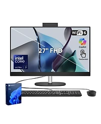Hp Essential 27-cr2000t 27" Fhd Touchscreen All-in-One with Intel Core Ultra 7 255U, Windows 11 Pro