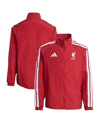 Adidas Boys' and Girls' Liverpool Anthem Full-Zip Mock Neck Jacket