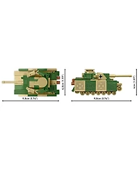 Cobi Historical Collection Wwii Panzer Iv Ausf. J Rotating-Turret 128-Piece Building Set, Ages 6+