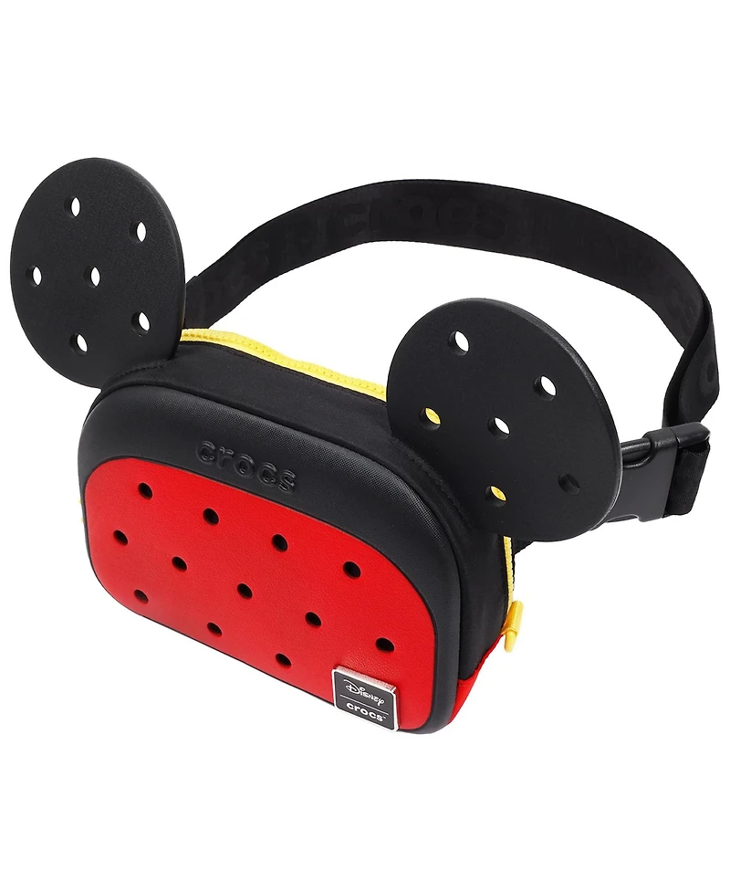 Crocs Women's Disney Mickey Mouse 3D Ears Belt Bag – Officially Licensed Waist Pack