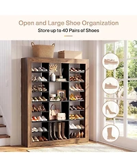 Tribesigns Shoe Cabinet,Modern Shoes Rack Organizer