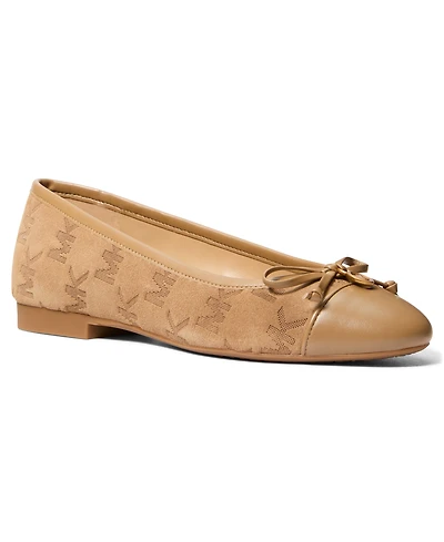 Michael Kors Women's Piper Flex Almond Toe Ballet Flats