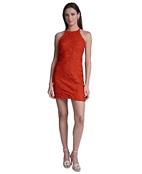 Bcbg Women's Lace Halter Neck Sheath Dress