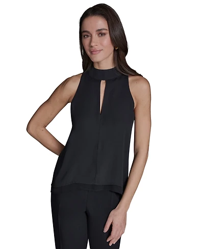 Bcbg Women's Sleeveless Halter Neck Blouse