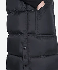 Andrew Marc Women's Kerr Horizontal Rail Quilted Matte Shell Puffer Vest