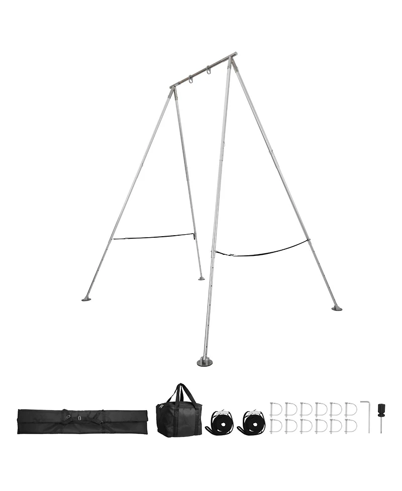 Hongge 310 lb Height Adjustable Triangular Aerial Yoga Stand Frame