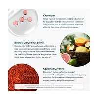 Youtheory Daily Fat Burner Supports Body Composition and Metabolism with Citrus Fruit Blend, Chromium and Cayenne Extract 60 Vegetarian Capsules