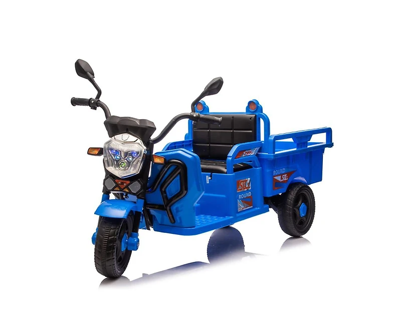 Yobtop Kids Ride-On Electric Cargo Truck with Led Lights, 110 lbs. Capacity, Ages 3–6