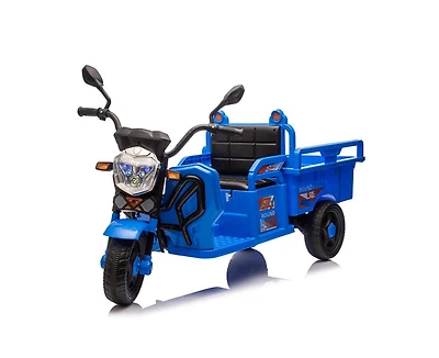 Yobtop Kids Ride-On Electric Cargo Truck with Led Lights, 110 lbs. Capacity, Ages 3–6
