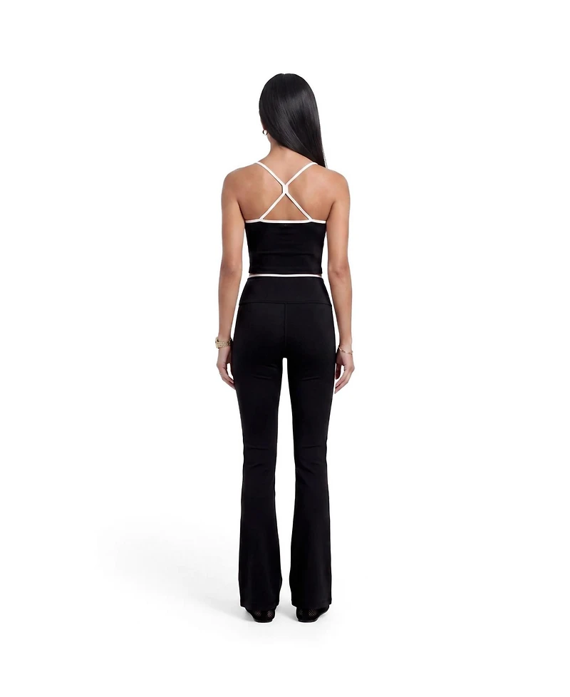 Alpenhaus Women's Bernin Racerback Scoop-Neck Crop Tank