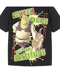Shrek Boys' and Girls' Short-Sleeve Crewneck Graphic T-Shirt