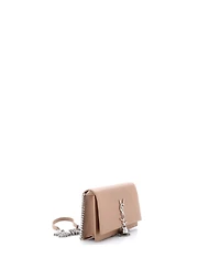 Pre-Owned Saint Laurent Classic Monogram Tassel Chain Wallet Leather