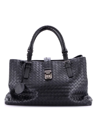 Pre-Owned Bottega Veneta Medium Roma Bag Intrecciato Nappa
