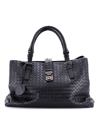 Pre-Owned Bottega Veneta Medium Roma Bag Intrecciato Nappa