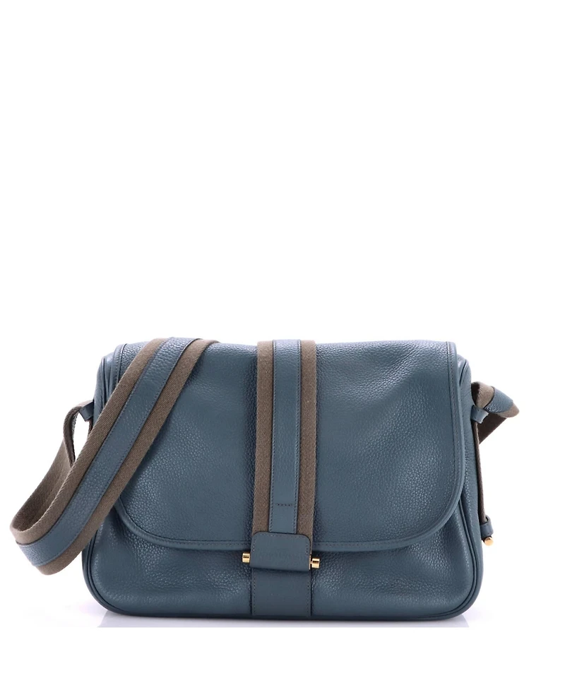 Pre-Owned Hermes Bourlingue Messenger Bag Clemence