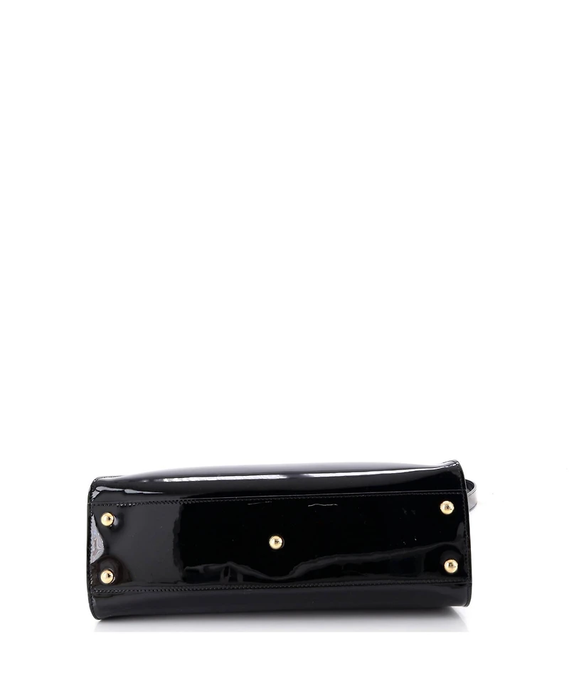 Pre-Owned Fendi Regular Peekaboo Bag Patent