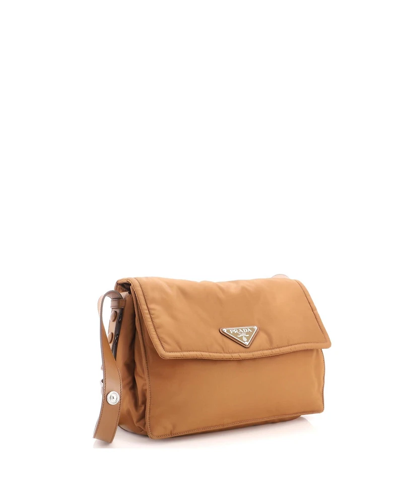 Pre-Owned Prada Medium Padded Flap Shoulder Bag Re-Nylon