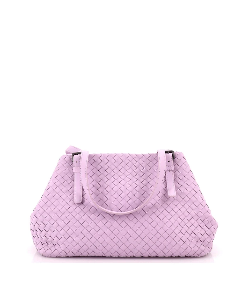 Pre-Owned Bottega Veneta Medium A-Shape Tote Intrecciato Nappa
