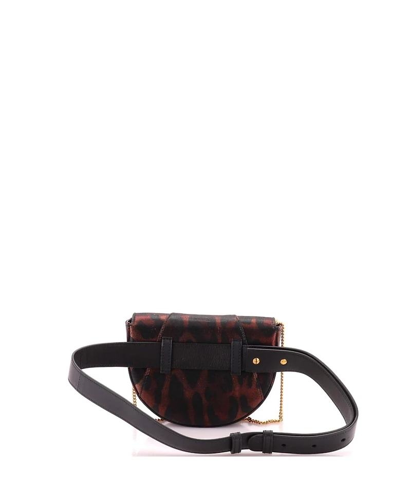 Pre-Owned Versace Virtus Belt Bag Printed Fabric
