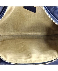 Pre-Owned Gucci Front Pocket Belt Bag Jumbo Gg Embossed Leather