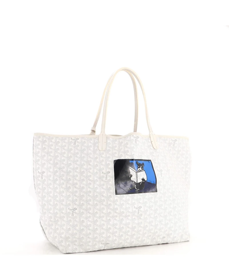 Pre-Owned Goyard Gm Saint Louis Tote Printed Coated Canvas