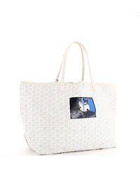 Pre-Owned Goyard Gm Saint Louis Tote Printed Coated Canvas