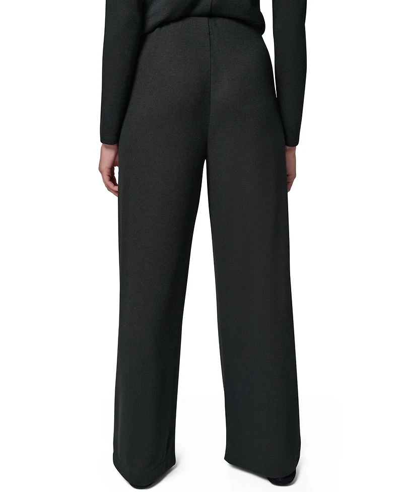 Donna Karan New York Women's Wide-Leg Flat Front Pull-On Pants