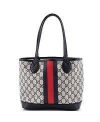 Pre-Owned Gucci Small Ophidia Open Shopping Tote Gg Coated Canvas
