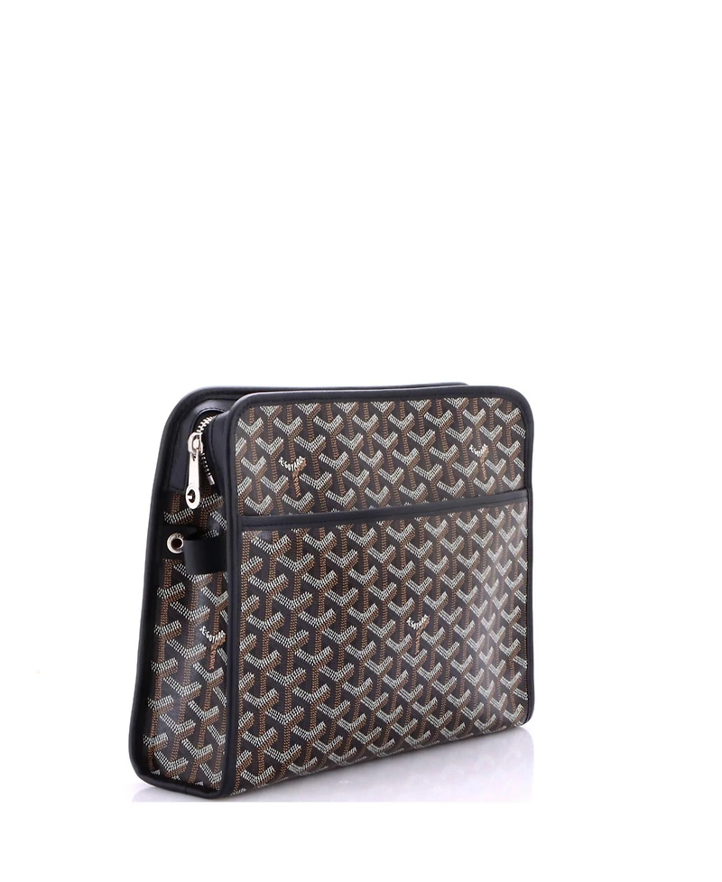 Pre-Owned Goyard Gm Jouvence Toiletry Pouch Coated Canvas