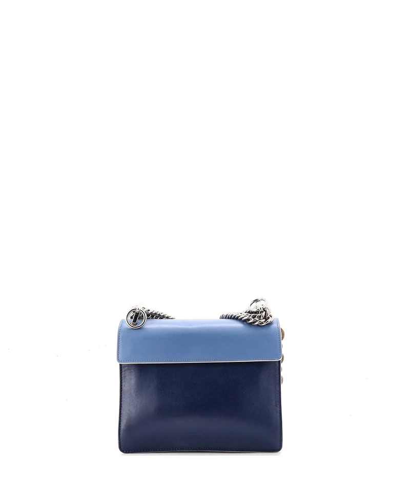 Pre-Owned Fendi Small Kan I Bag Pearl Embellished Leather