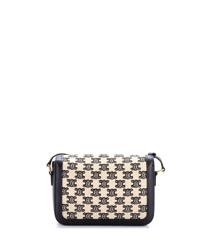 Pre-Owned Celine Medium Triomphe Shoulder Bag Triomphe Canvas