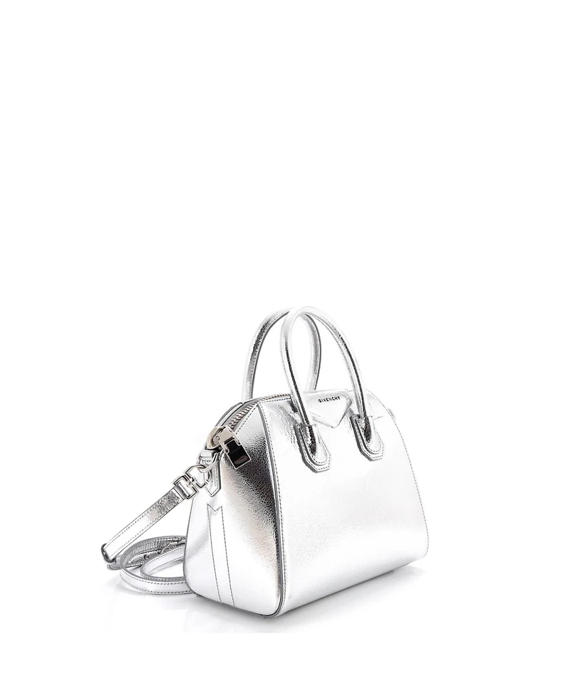 Pre-Owned Givenchy Mini Antigona Bag Glazed Leather