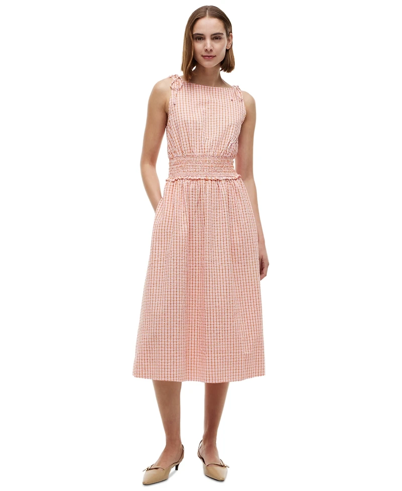 Tommy Hilfiger Women's Seersucker Sleeveless Cotton Dress