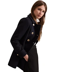 Phase Eight Women's Aurelie Military Double-Breasted Wool-Blend Coat