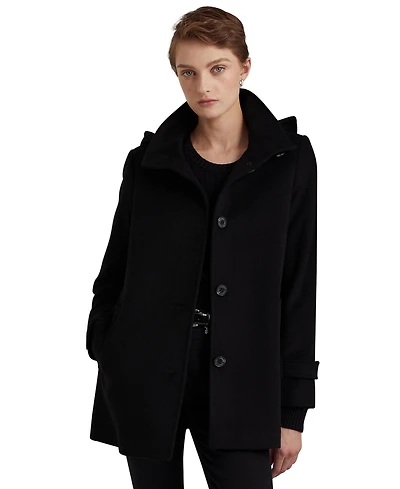 Lauren Ralph Women's Icon Hooded A-Line Coat