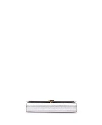 Pre-Owned Saint Laurent Long Classic Monogram Clutch Metallic Calfskin