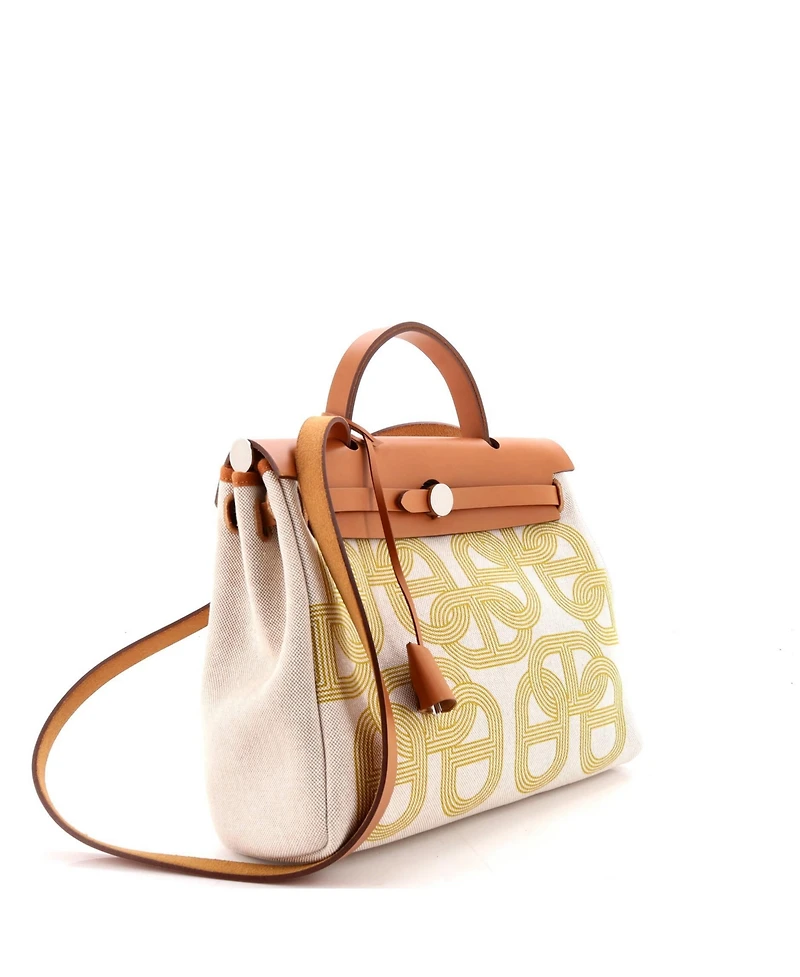 Pre-Owned Hermes 31 Herbag Zip Circuit 24 Vache Hunter and Leather