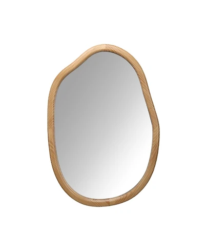 Phying Irregular Asymmetrical Wall Mirror 32 x 22 Inch Wavy Curvy Accent Mirror Modern Abstract Decorative Mirror for Home Bathroom, Living Room