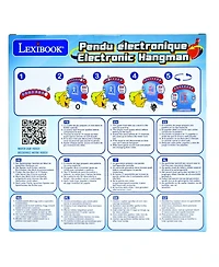 Lexibook Electronic Hangman Game with Light and Sound Effects, Ages 8+
