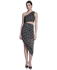 Bcbg Women's One-Shoulder Midi Dress