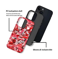 Lisen Phone Case Compatible with Apple iPhone Air, 2-Layer Durable, Love Overload