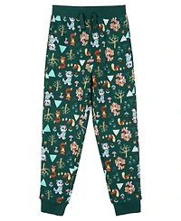 Paw Patrol Girls' 4-16 Long Sleeve Fleece-Blend Sweatshirt and Joggers, 2-Piece Set